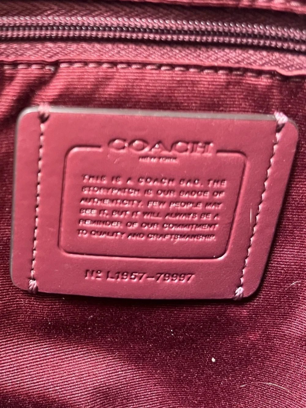 Coach Taupe Pebbled Leather Shoulder Satchel
